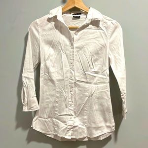 Van Heusen White Button-down Shirt